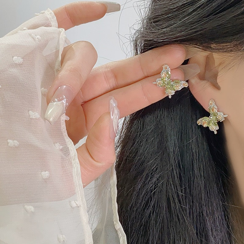 Dainty Butterfly Stud Earring