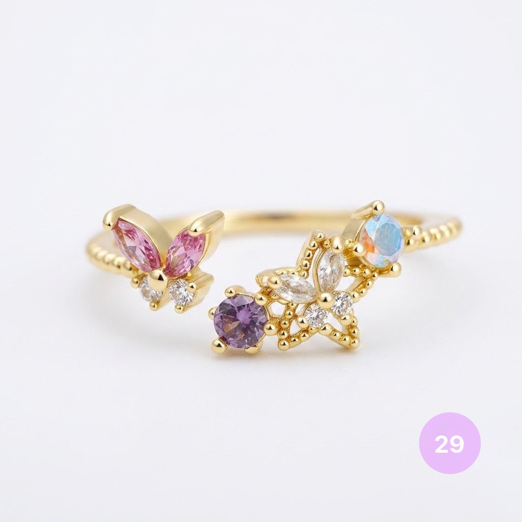 Dainty Golden Rings