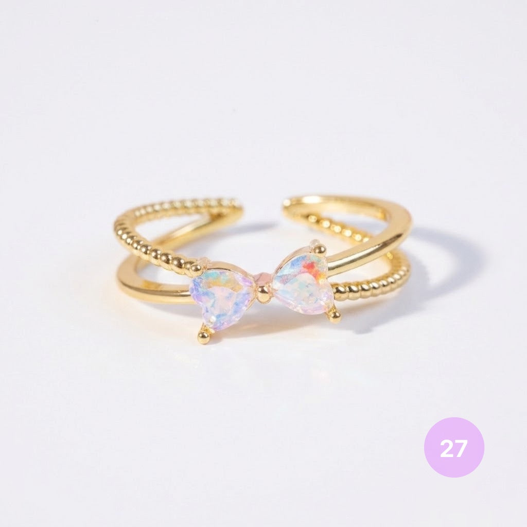 Dainty Golden Rings