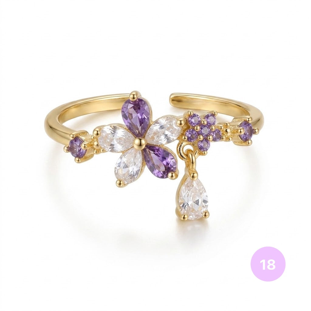 Dainty Golden Rings