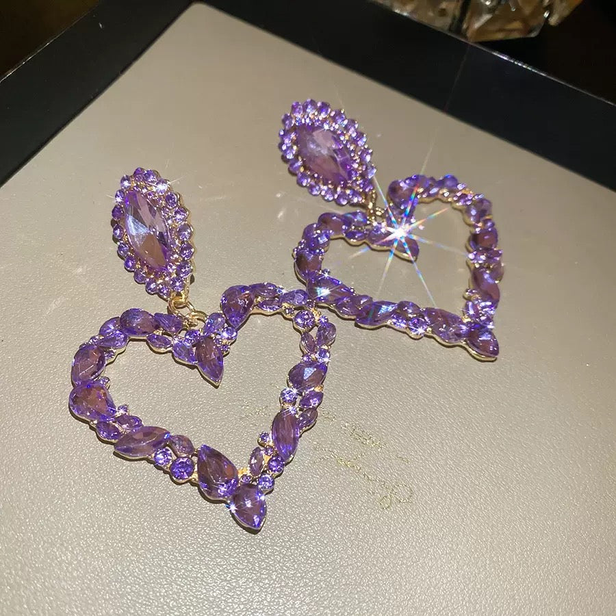 Purple Butterfly Series Earrings