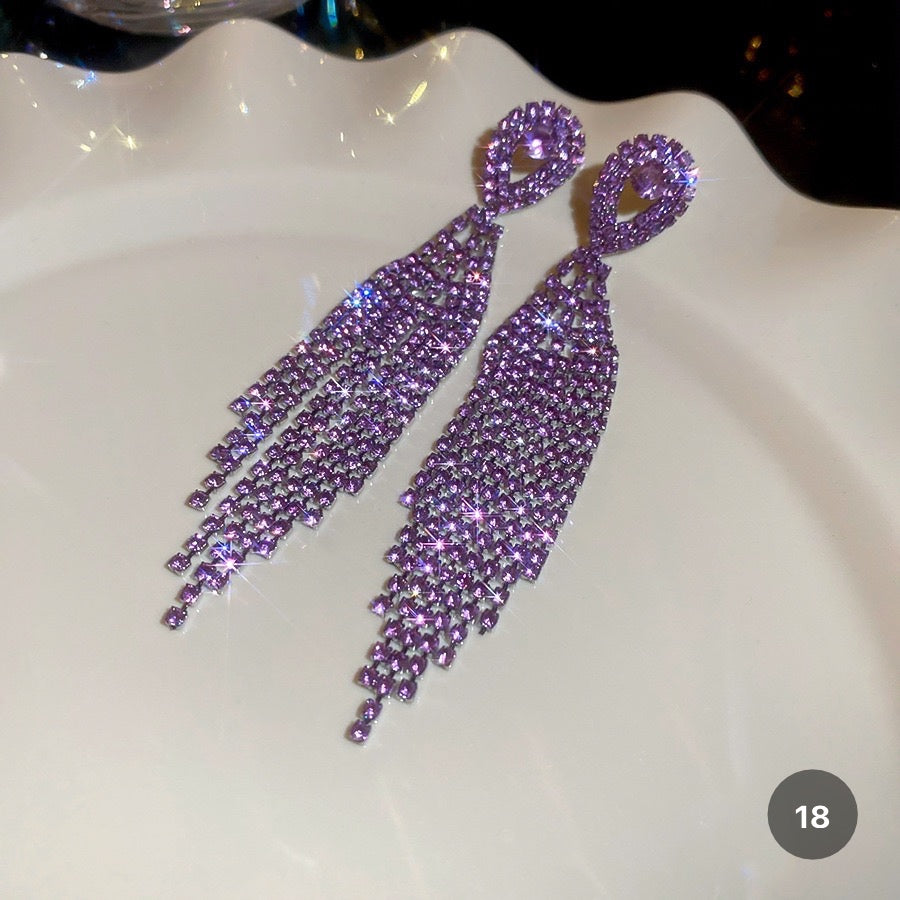 Purple Butterfly Series Earrings