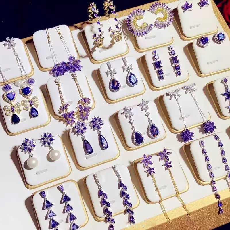 Purple Butterfly Series Earrings