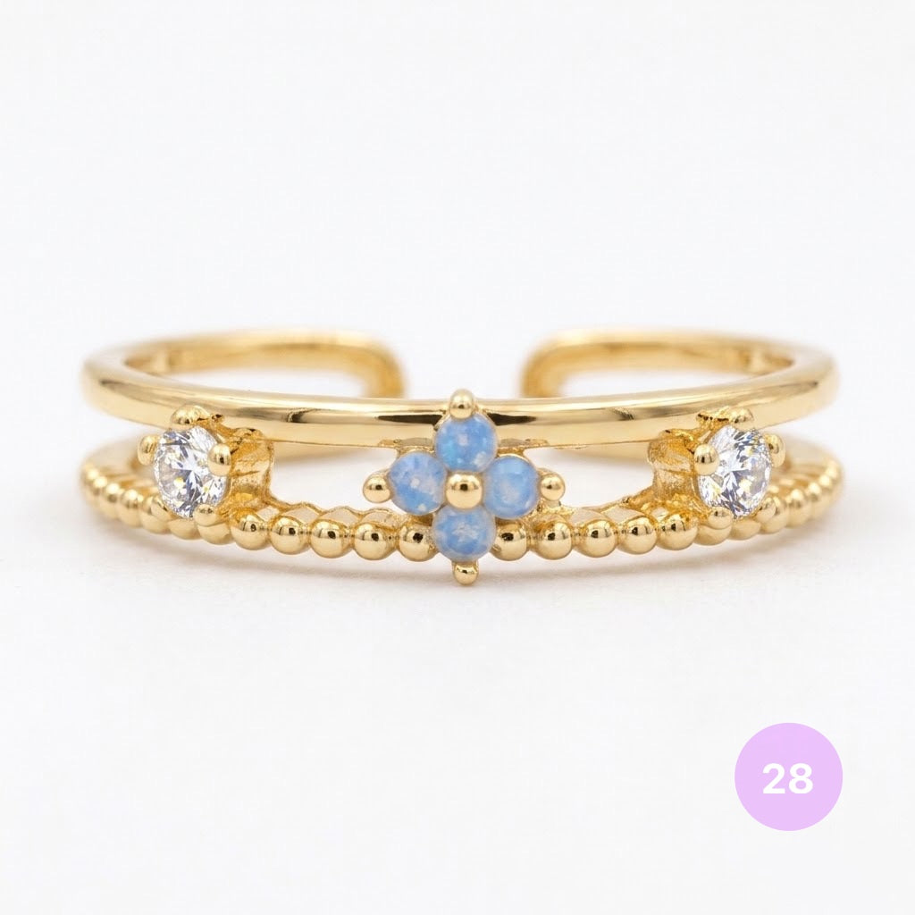 Dainty Golden Rings