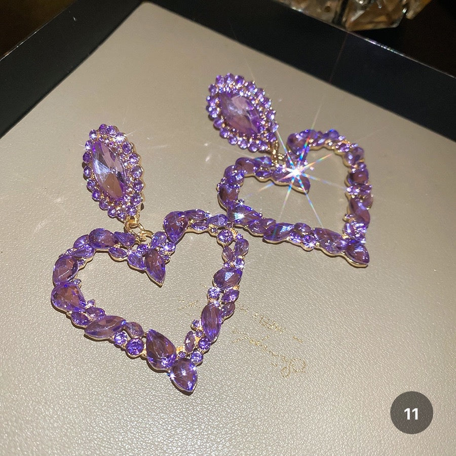 Purple Butterfly Series Earrings