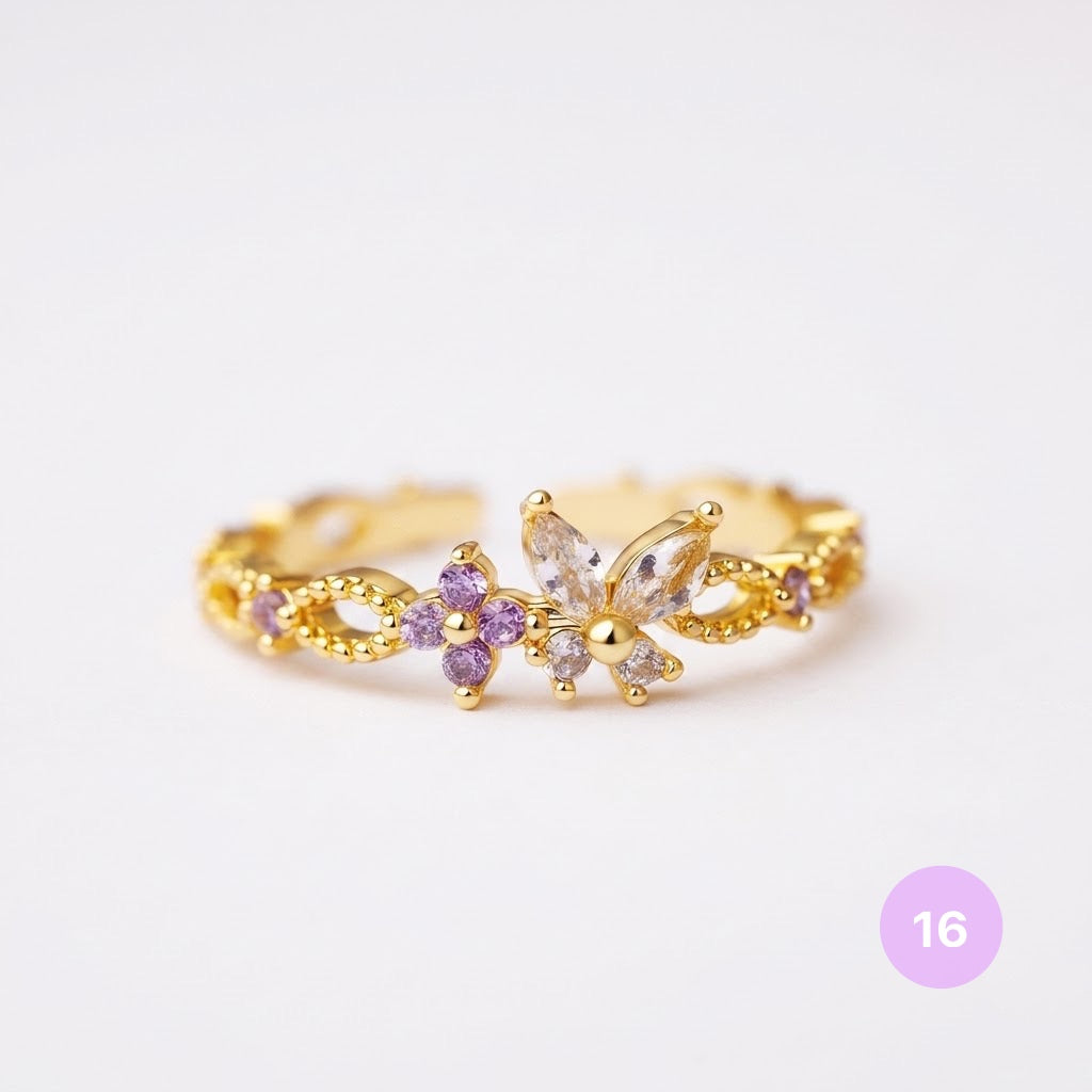 Dainty Golden Rings
