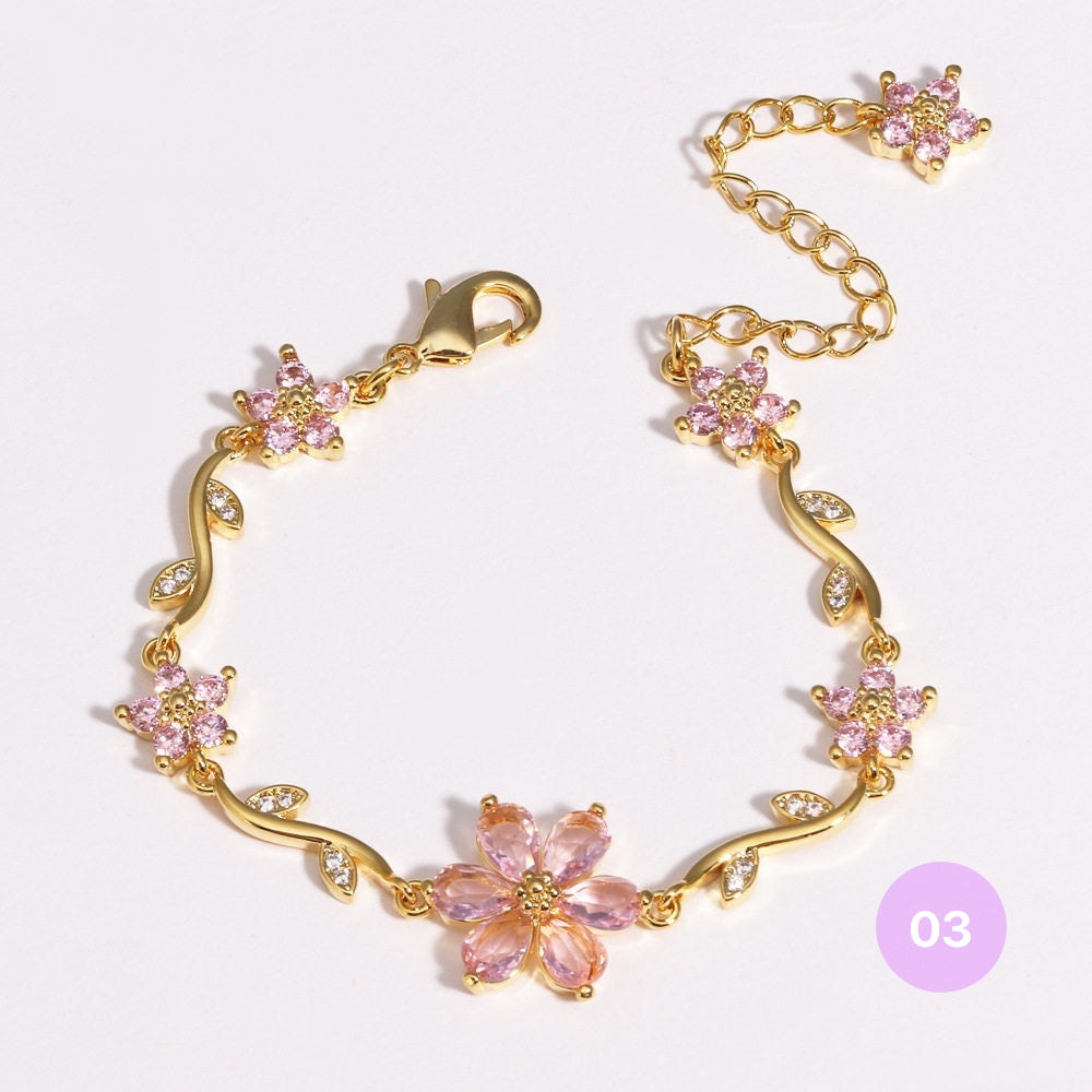 Dainty Flower Bracelet