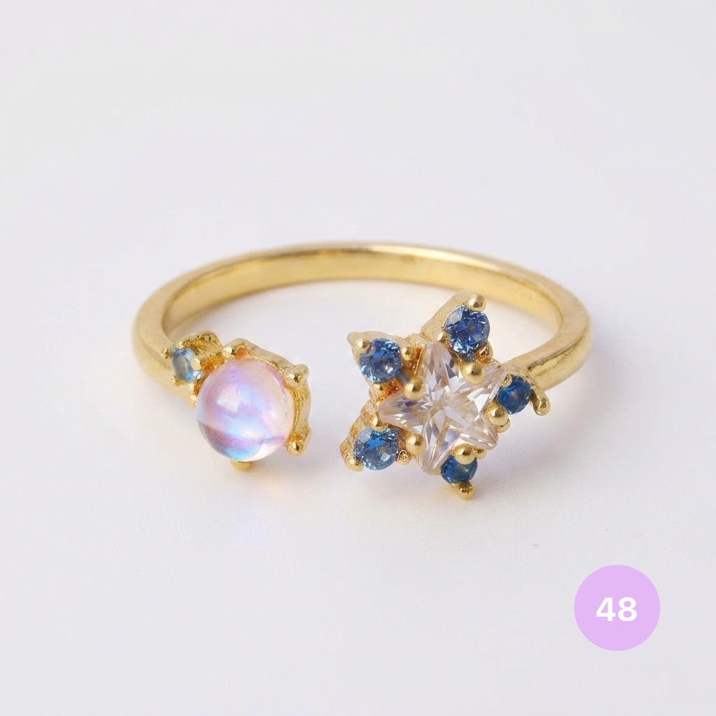 Dainty Golden Rings