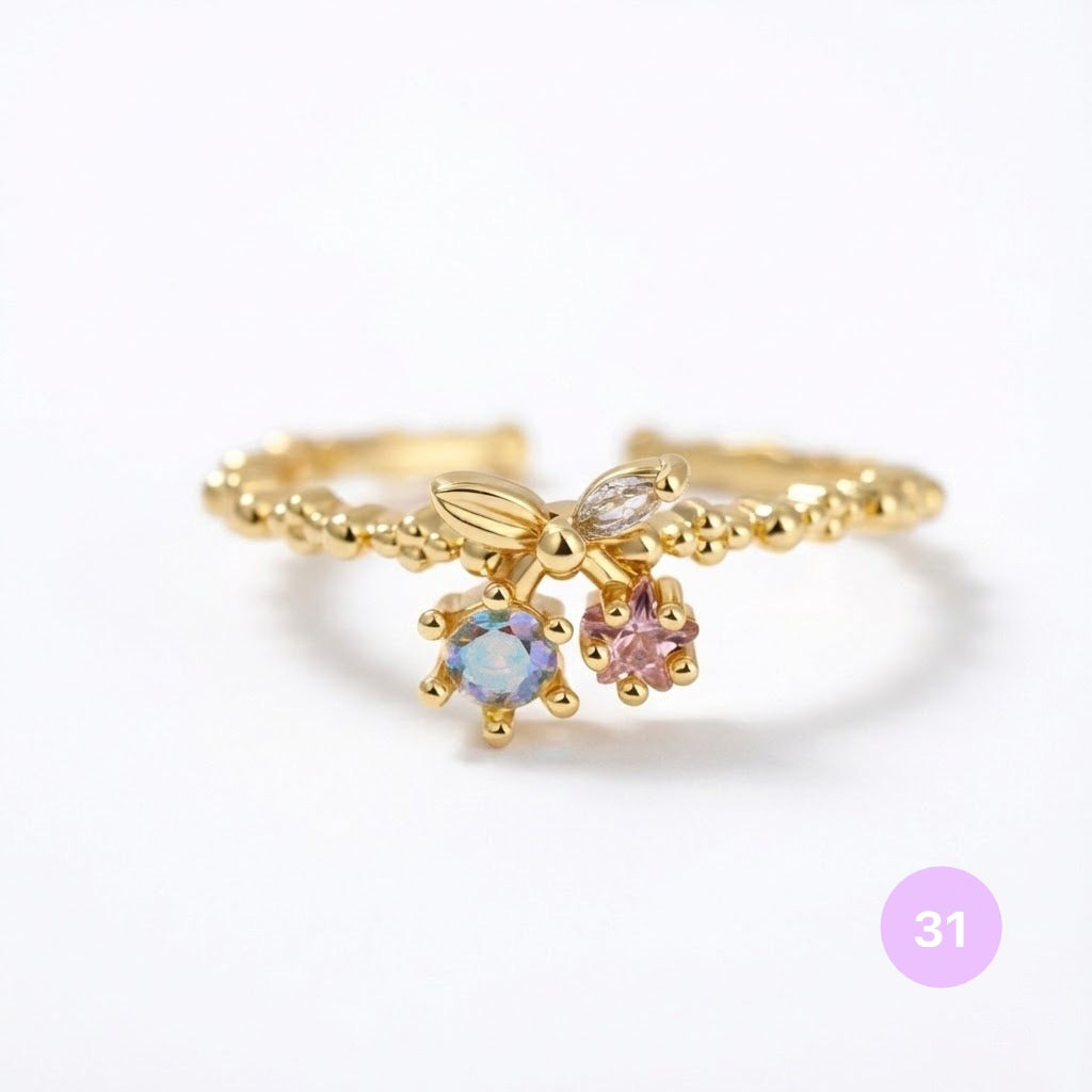 Dainty Golden Rings
