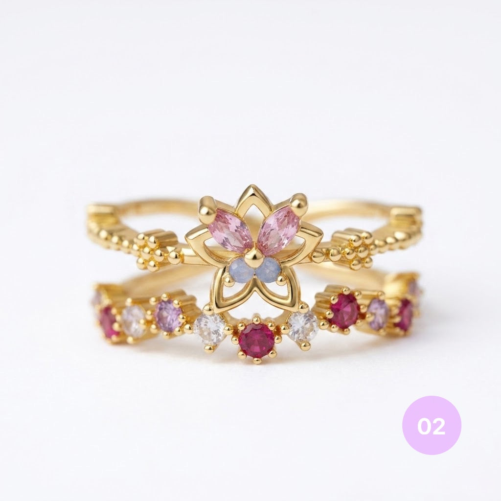Dainty Golden Rings