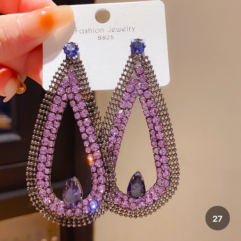 Purple Butterfly Series Earrings
