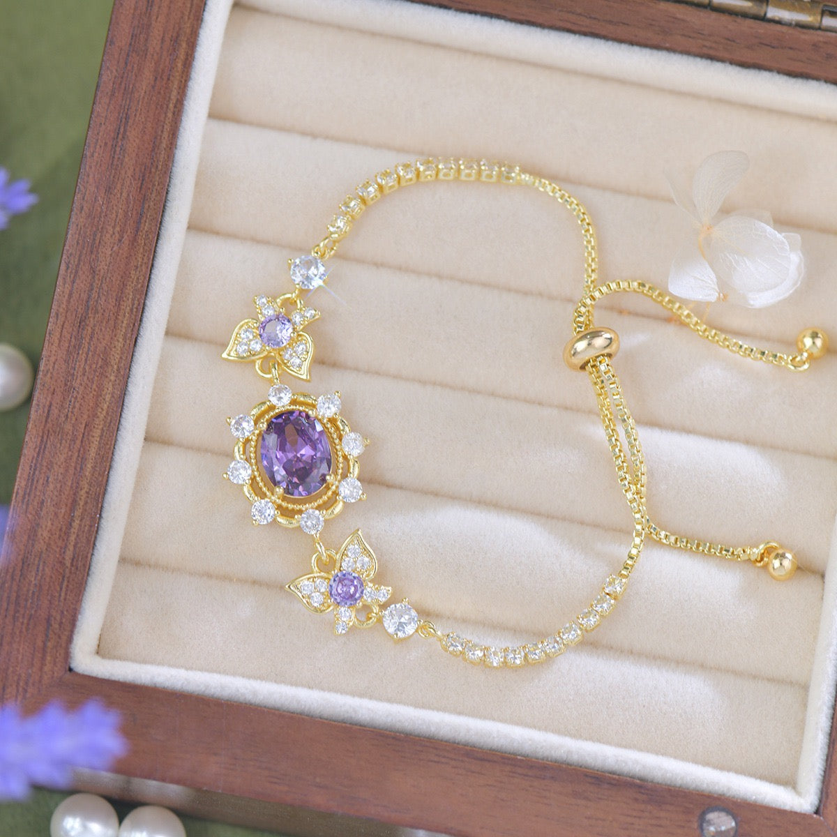 Purple Royal Style Jewelry Set