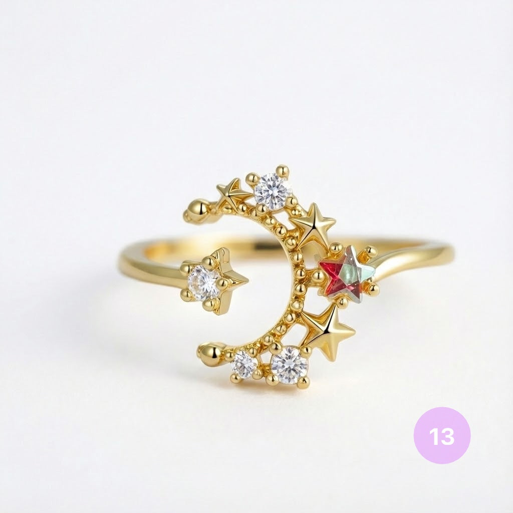 Dainty Golden Rings