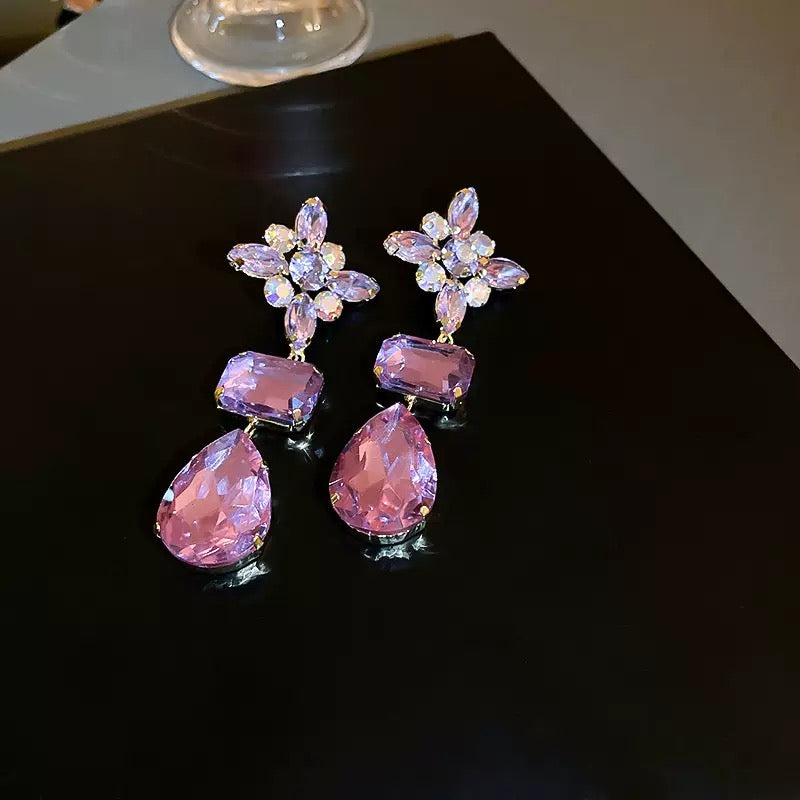 Purple Butterfly Series Earrings
