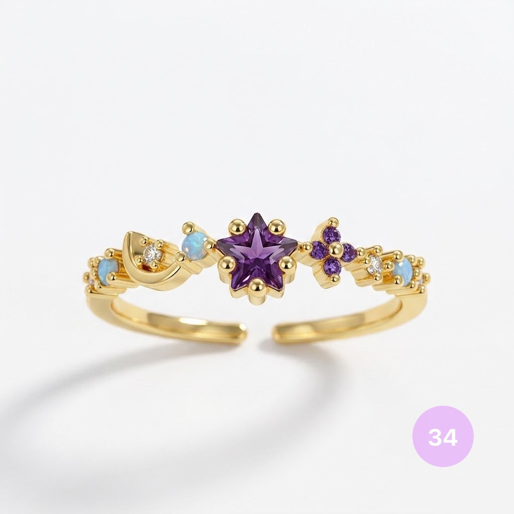 Dainty Golden Rings