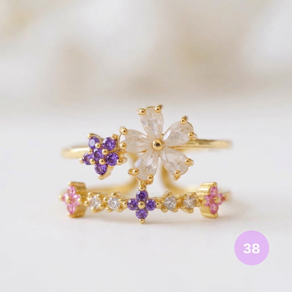 Dainty Golden Rings