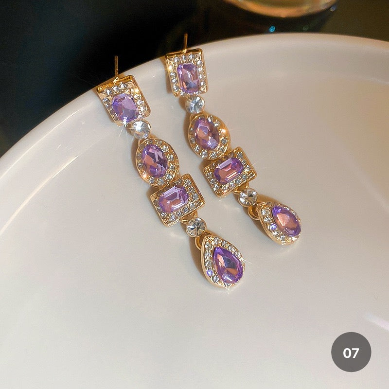 Purple Butterfly Series Earrings