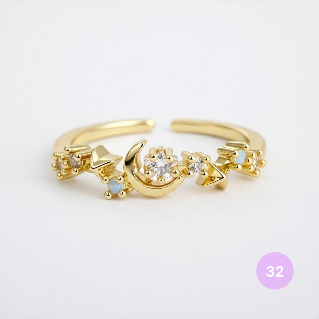 Dainty Golden Rings