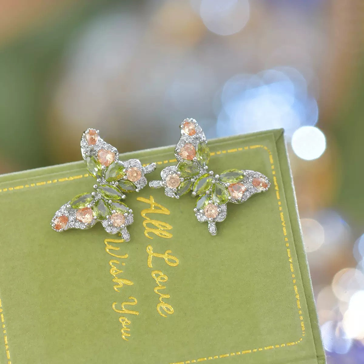 Dainty Butterfly Stud Earring
