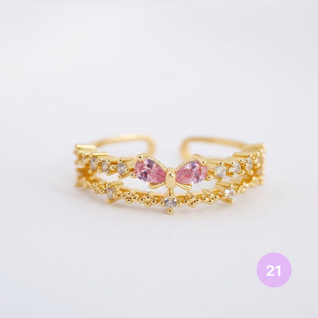 Dainty Golden Rings