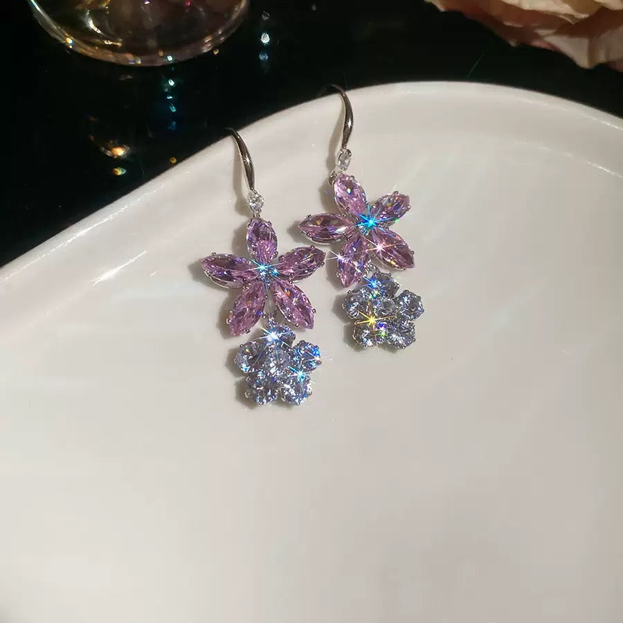Purple Butterfly Series Earrings