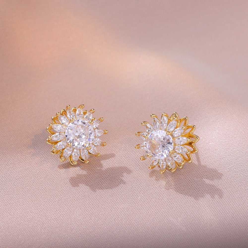 Sunflower Spinner Jewelry Set