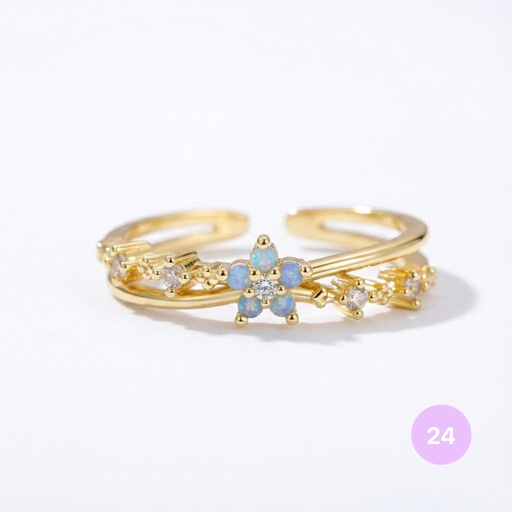 Dainty Golden Rings