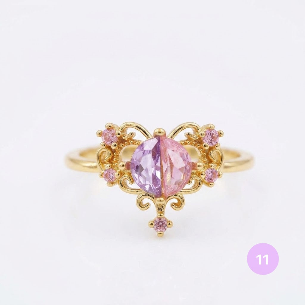 Dainty Golden Rings