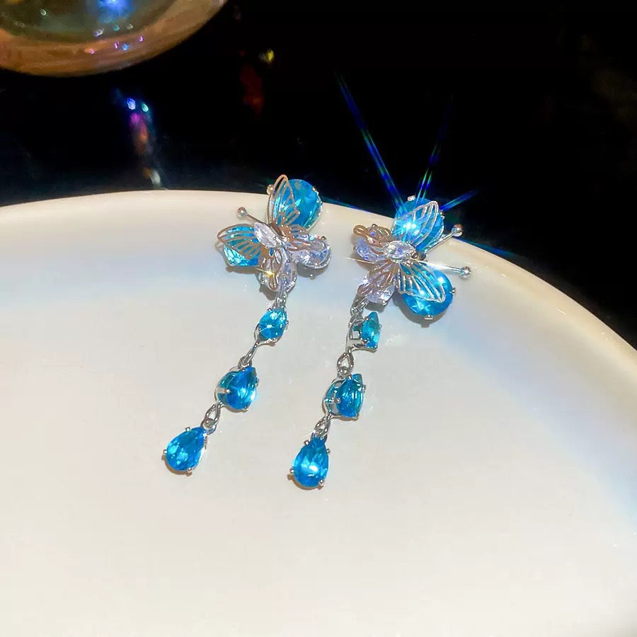 Blue Butterfly Series Earrings