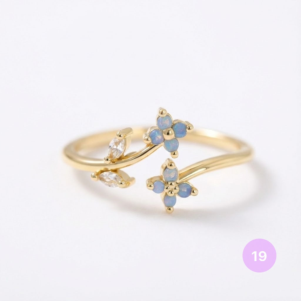 Dainty Golden Rings