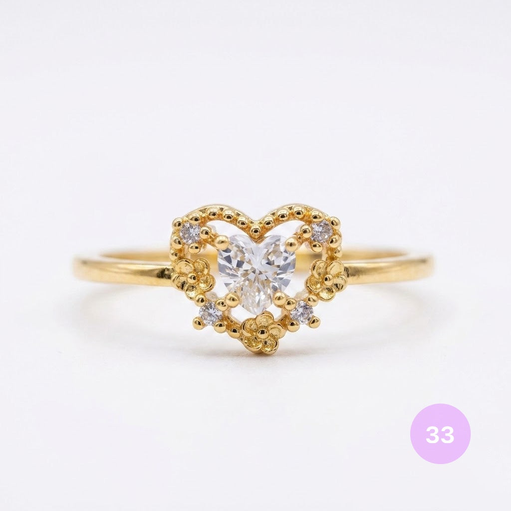 Dainty Golden Rings