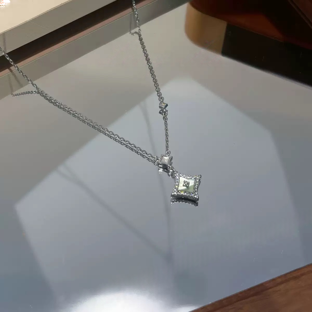 Green Four Leaves Clover Necklace