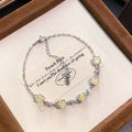 Rose Cut Floral Crystal Bracelets