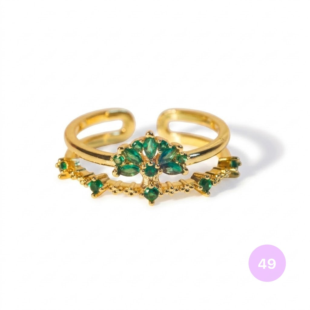 Dainty Golden Rings