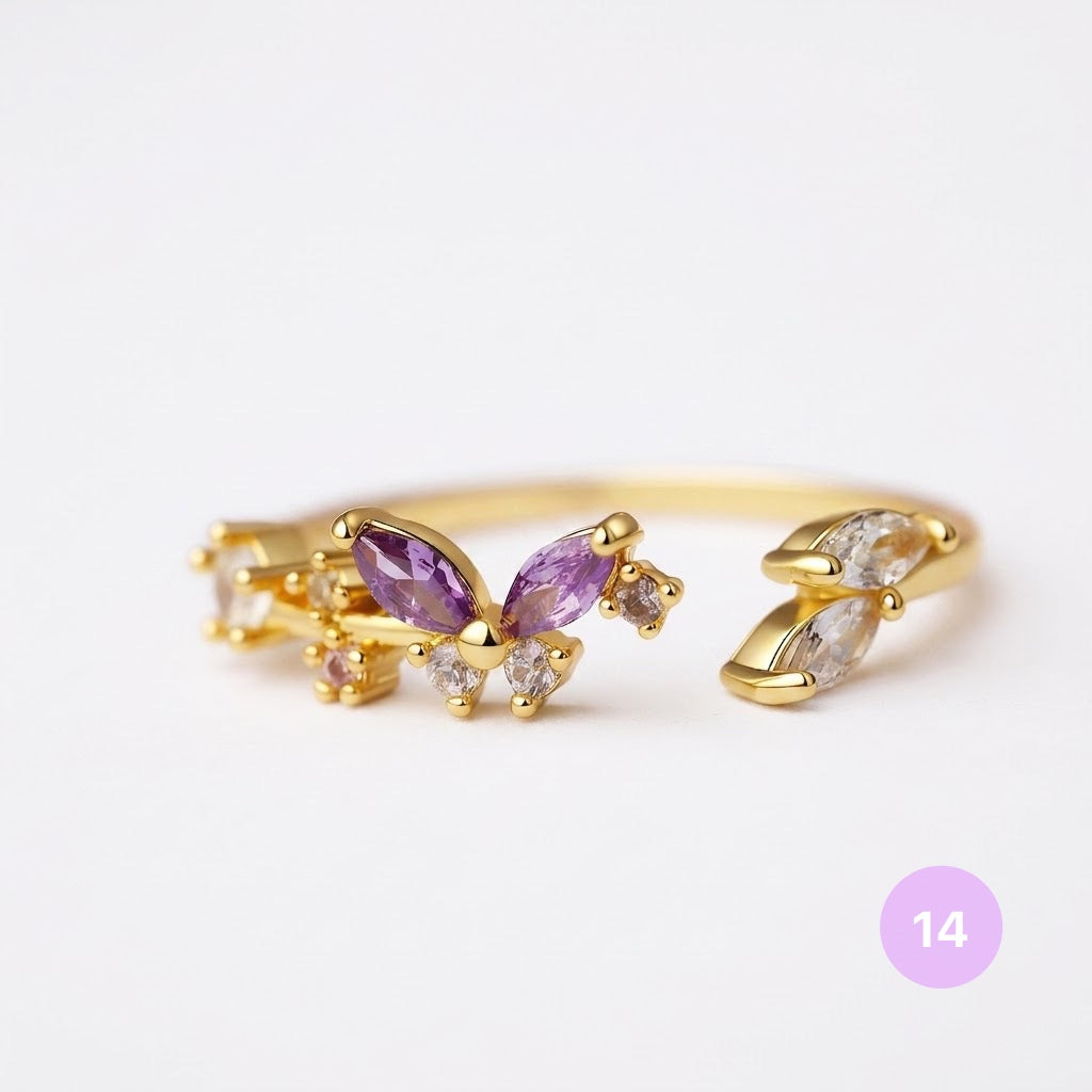 Dainty Golden Rings