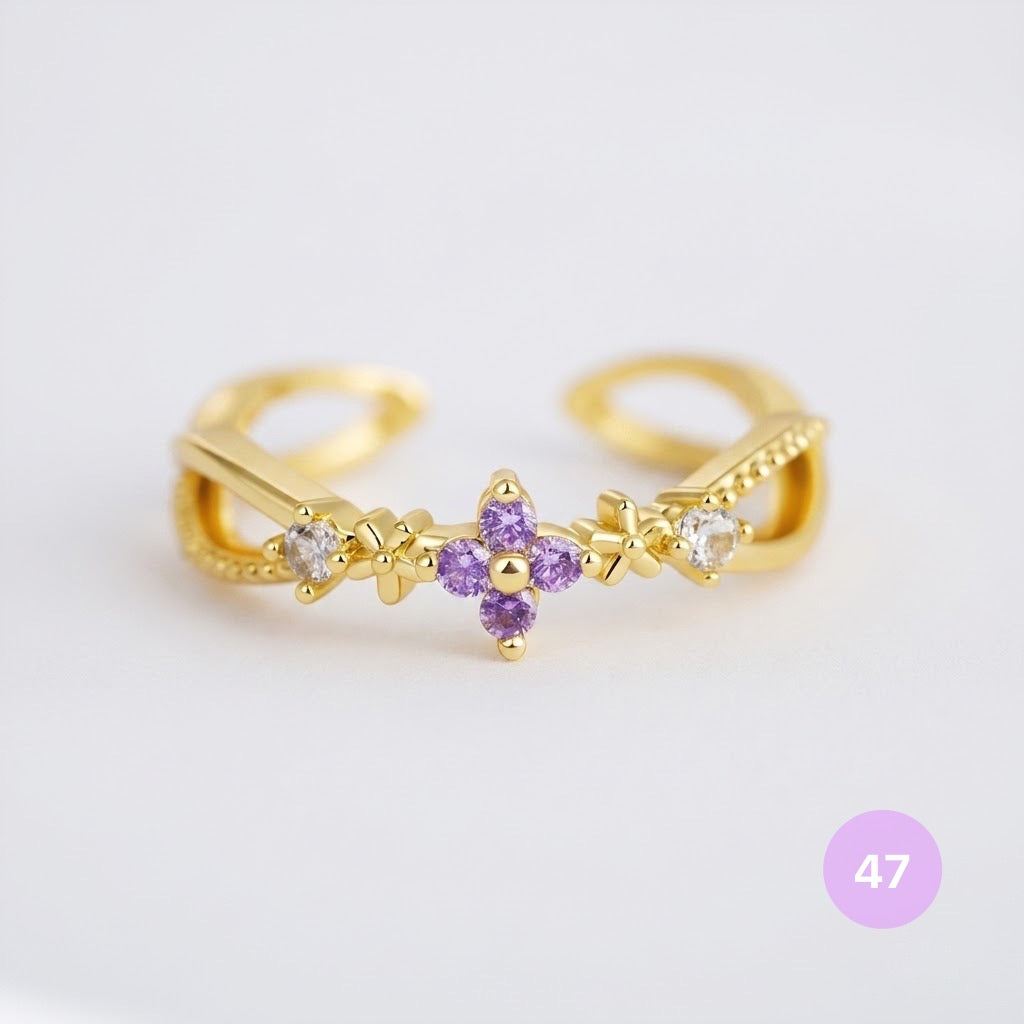 Dainty Golden Rings