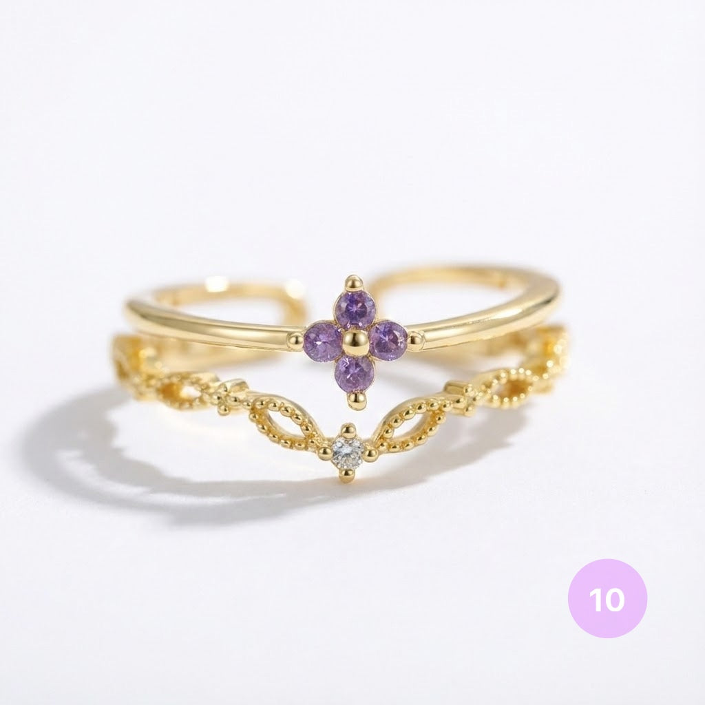Dainty Golden Rings