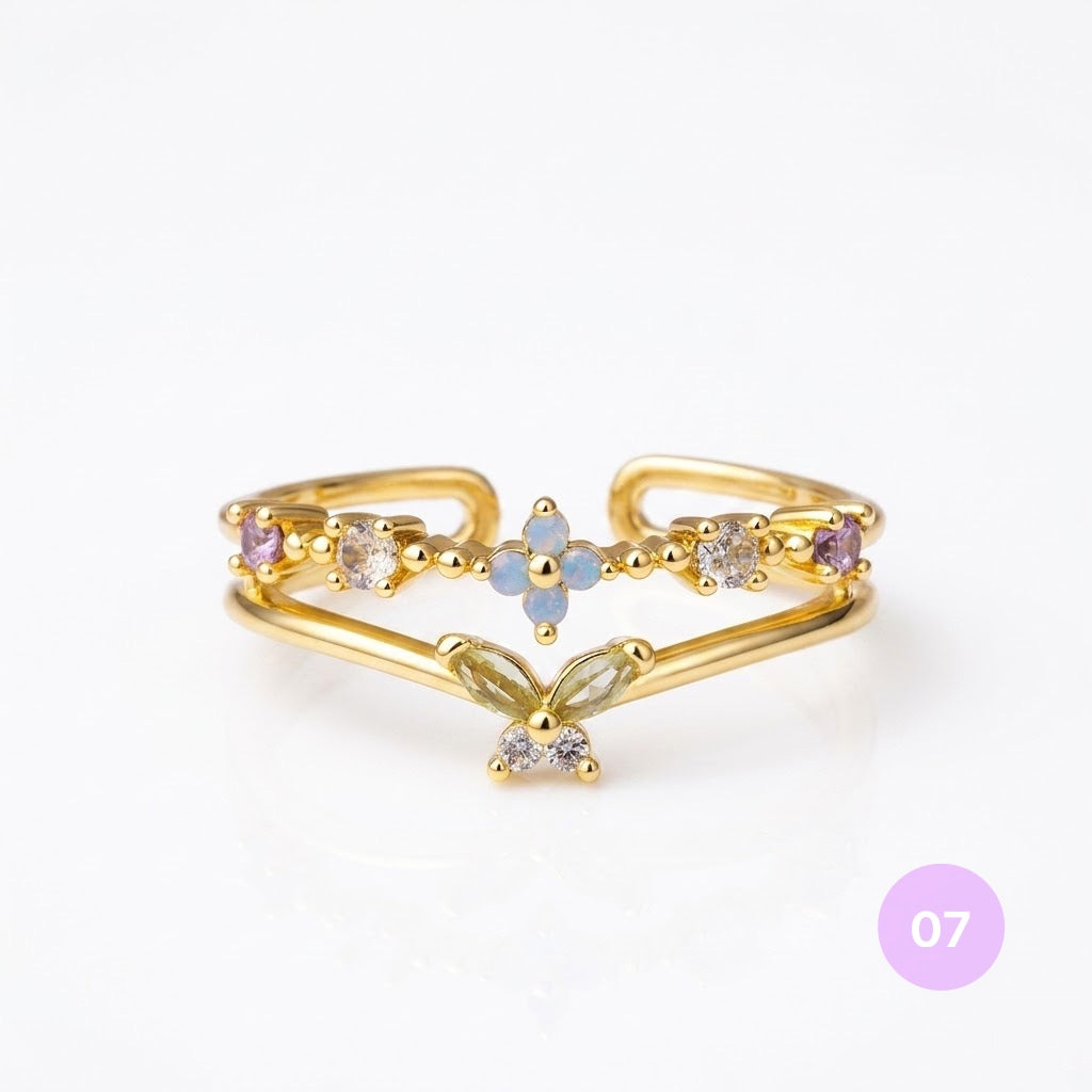 Dainty Golden Rings