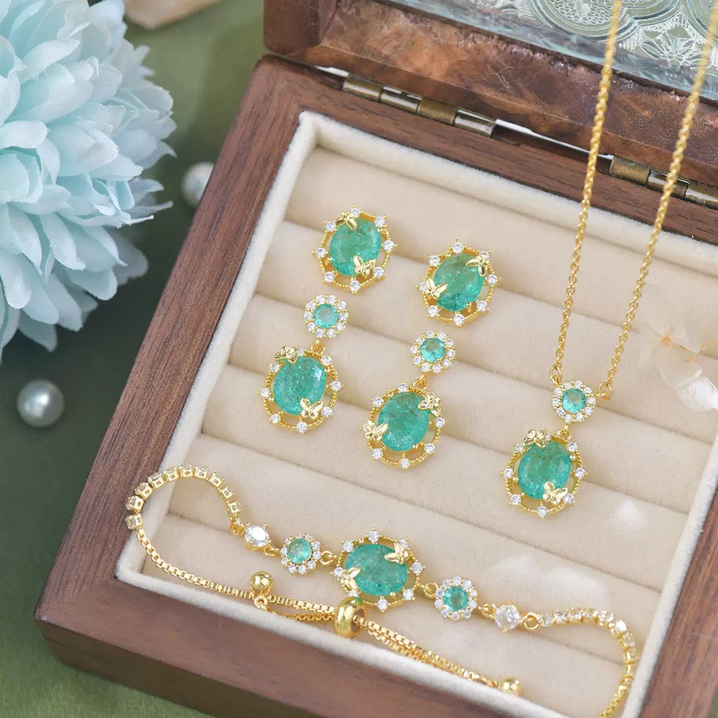 Turquoise Royal Style Jewelry Set