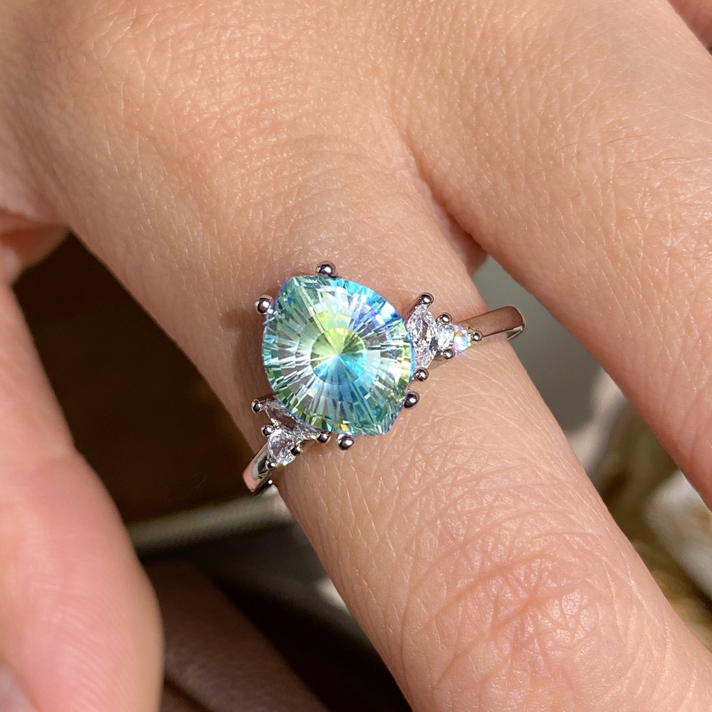 Evil Eye Multi-Color Zircon Ring