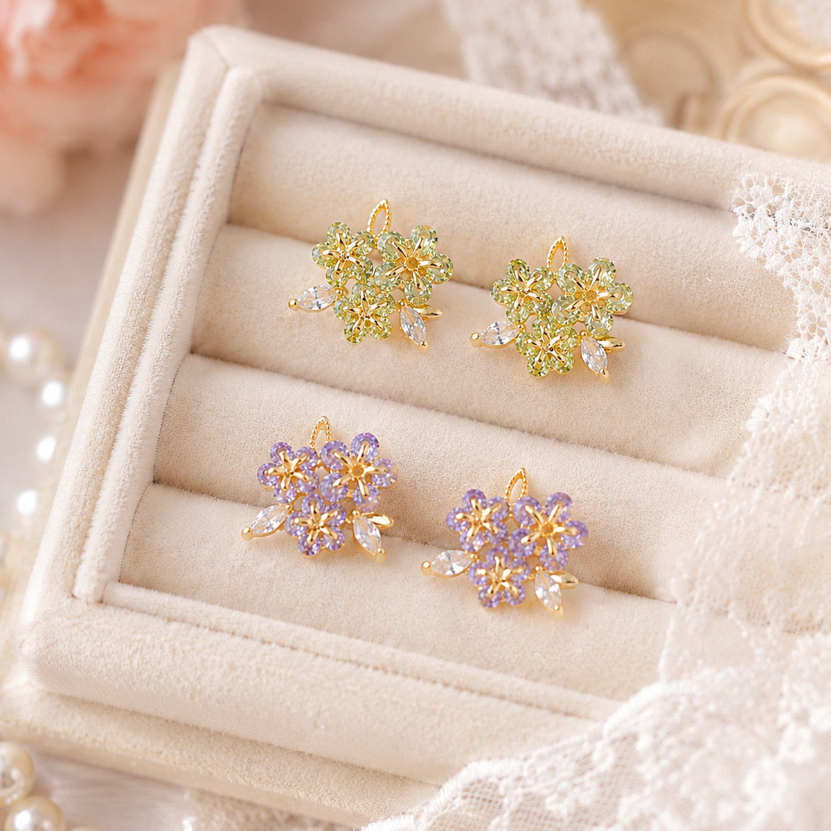 Dainty Flower Stud Earring