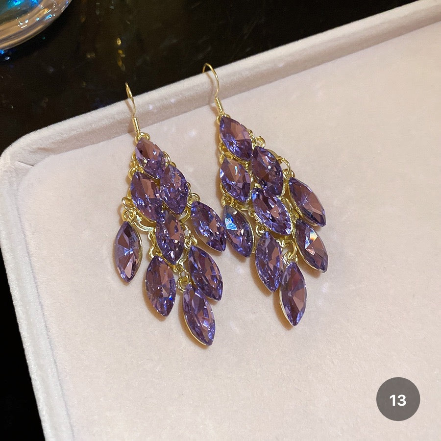 Purple Butterfly Series Earrings