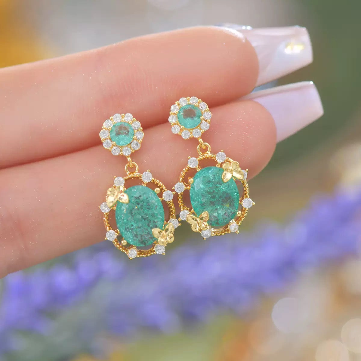 Turquoise Royal Style Jewelry Set
