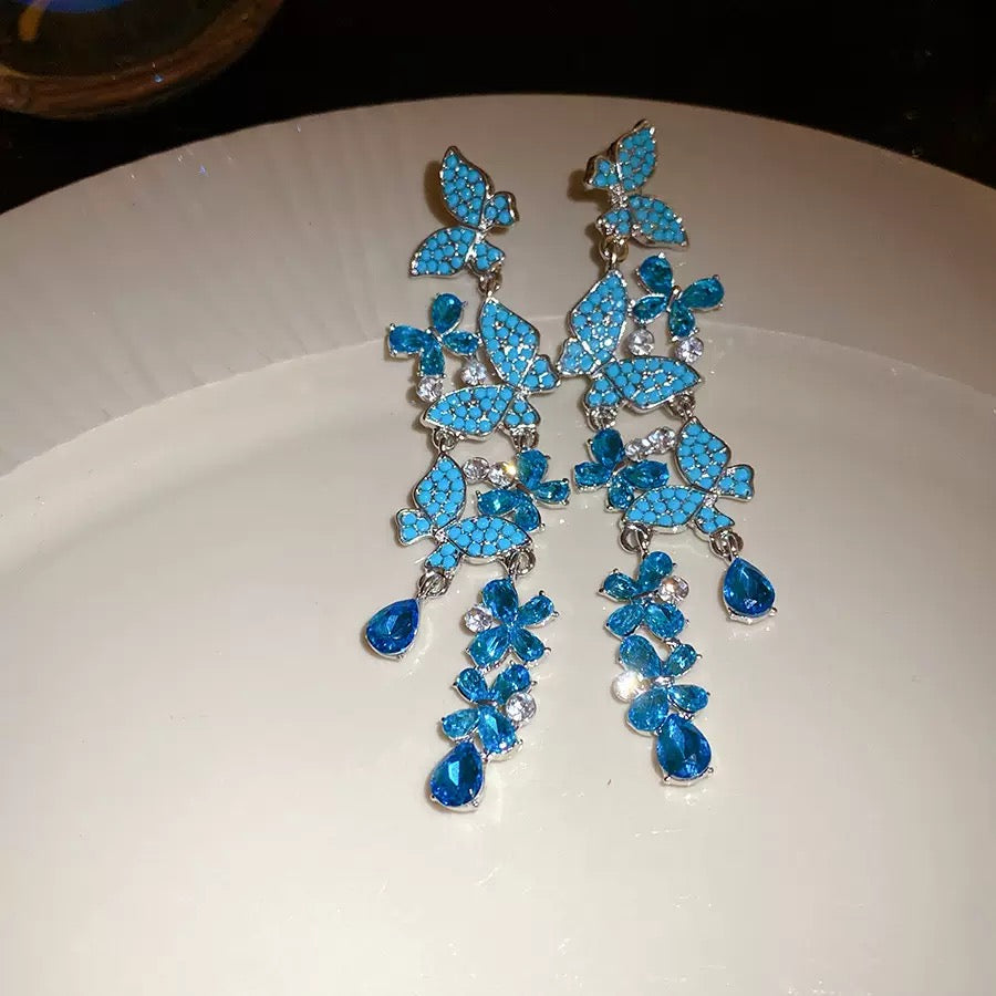 Blue Butterfly Series Earrings
