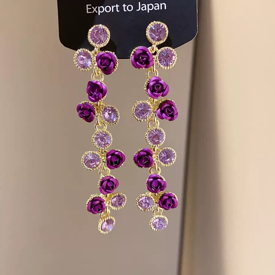 Purple Butterfly Series Earrings