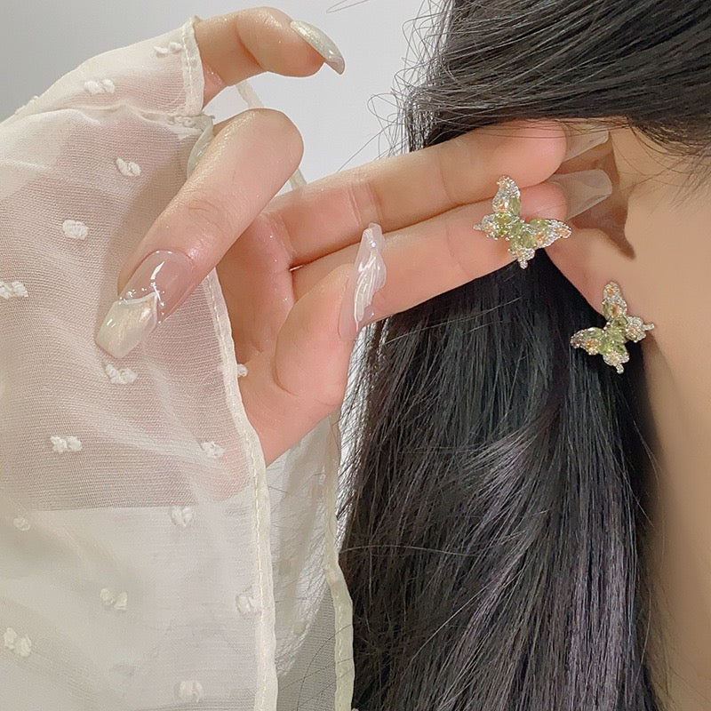 Dainty Butterfly Stud Earring