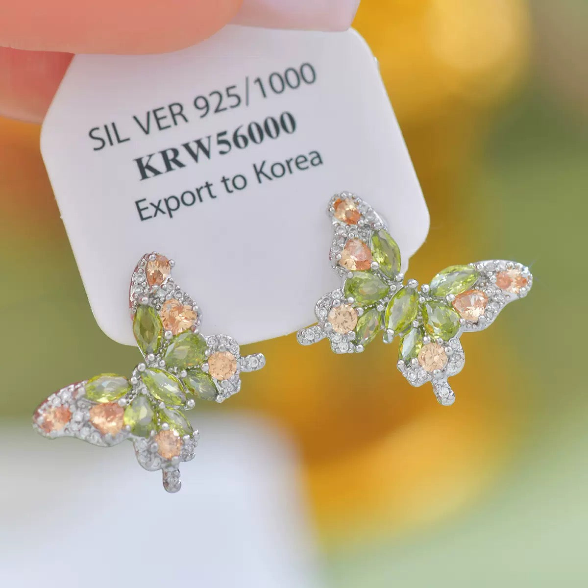 Dainty Butterfly Stud Earring
