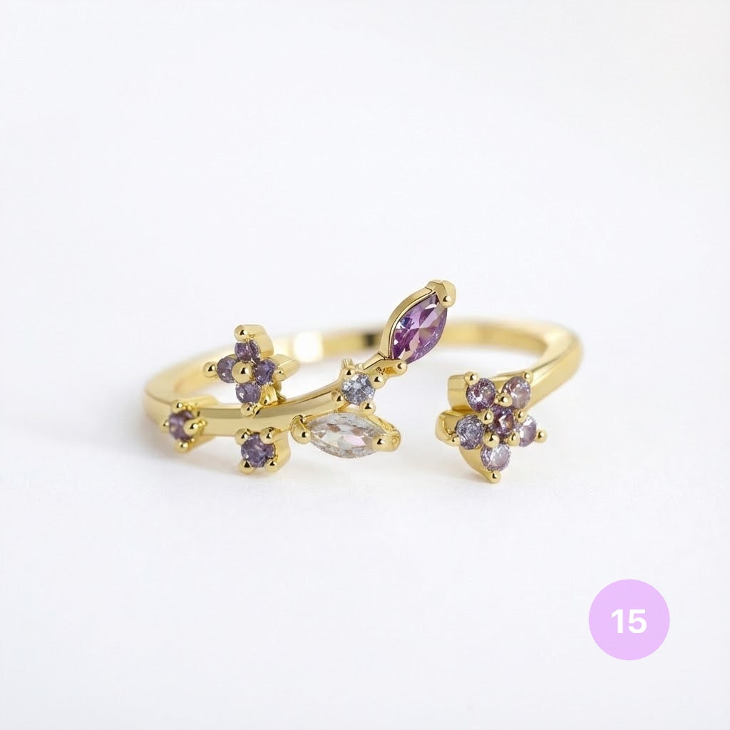 Dainty Golden Rings