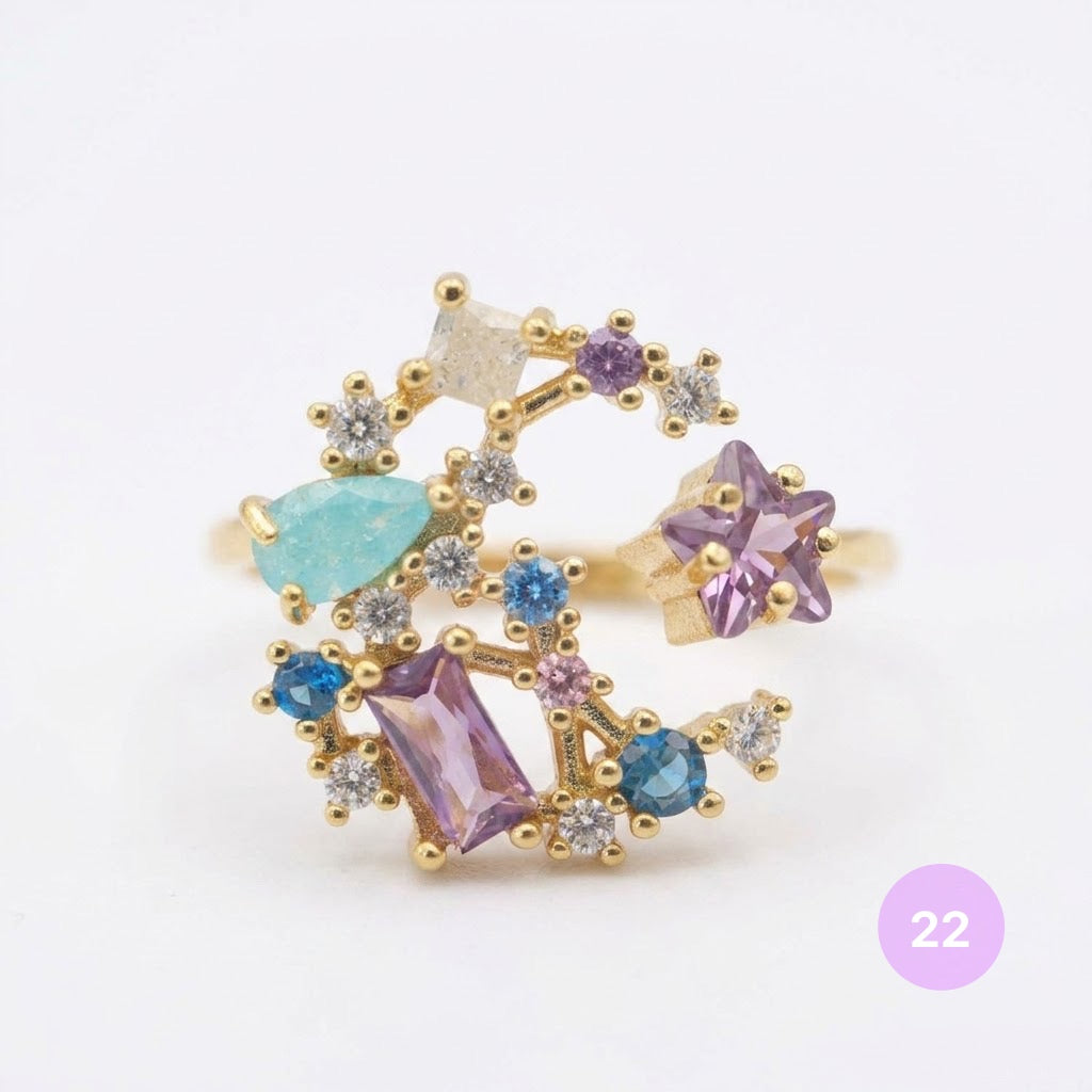 Dainty Golden Rings