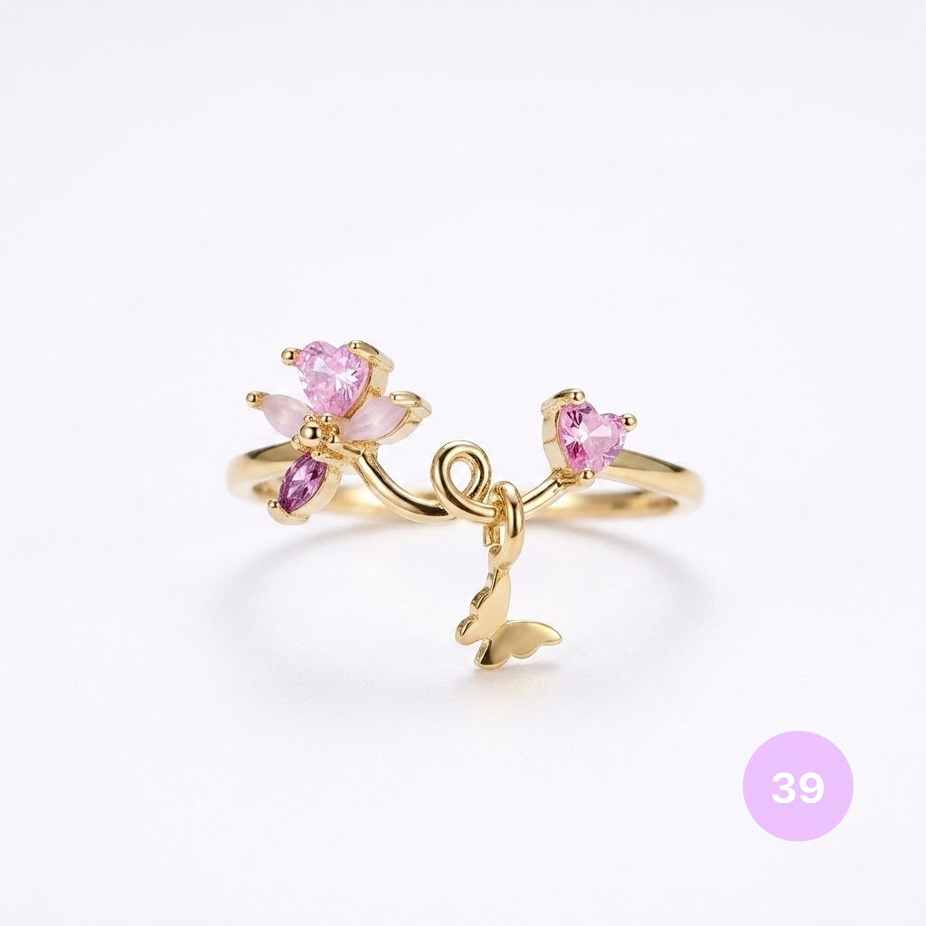 Dainty Golden Rings
